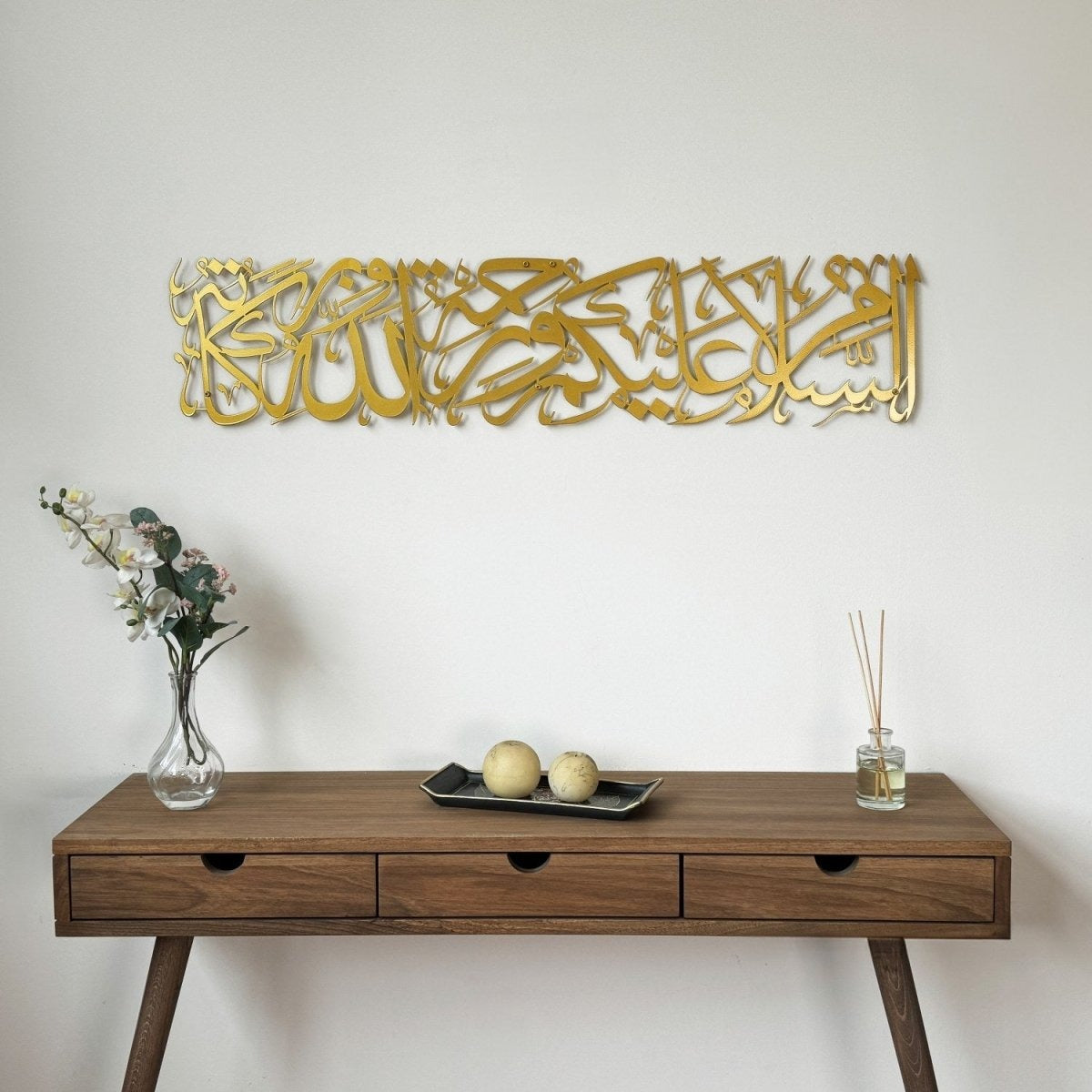 As-Salamu Alaykum Wa-Rahmatullahi Wa Barakatuh acrylic Islamic Wall Art