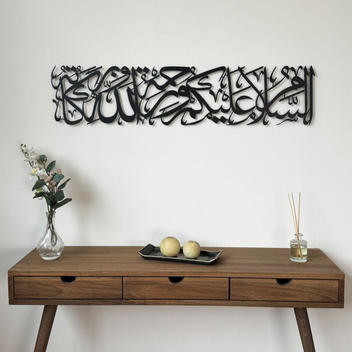 As-Salamu Alaykum Wa-Rahmatullahi Wa Barakatuh acrylic Islamic Wall Art