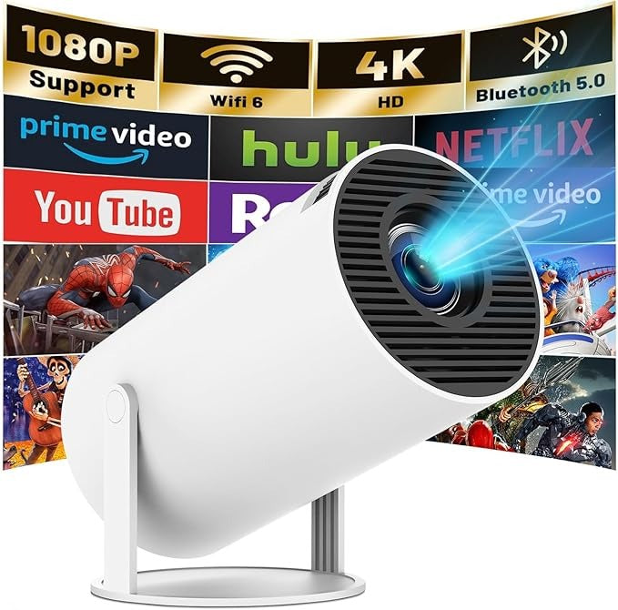 HY300 Portable WIFI  ULTRA Projector – Compact Cinema Experience