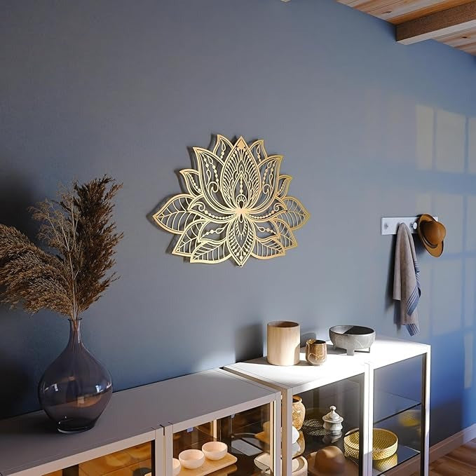 Lotus Flower Decoration for Homes | Bedroom x Wall Art | Office Decor | Living Room Decor