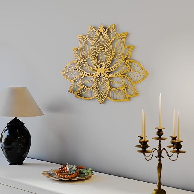 Lotus Flower Decoration for Homes | Bedroom x Wall Art | Office Decor | Living Room Decor