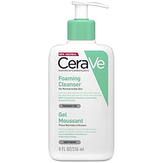CeraVe Foaming Cleanser for normal to oily skin